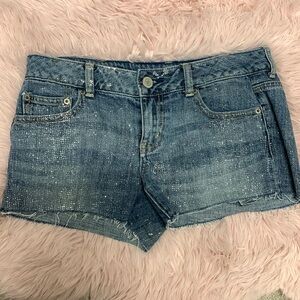 American Eagle Sequined Short Shorts